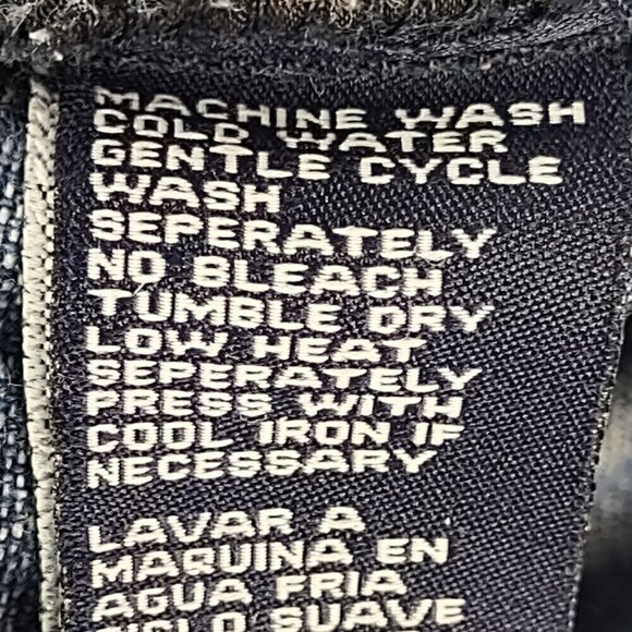 Jones New York Signature Blue Denim Jacket Snap Front Collared Waist Tie Size 1X - Picture 11 of 11